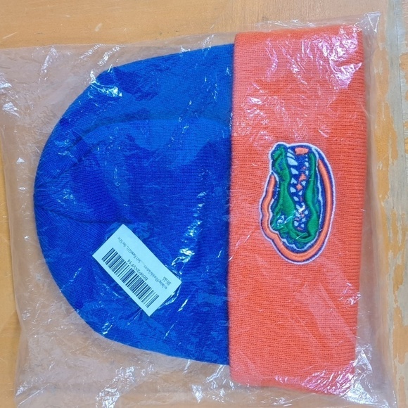 Florida Gators raised embroidery blue & orange one size casual soft Bennie hat - Picture 1 of 3